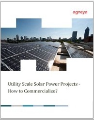  Report and Analysis titled: Utility Scale Solar Power Projects – How