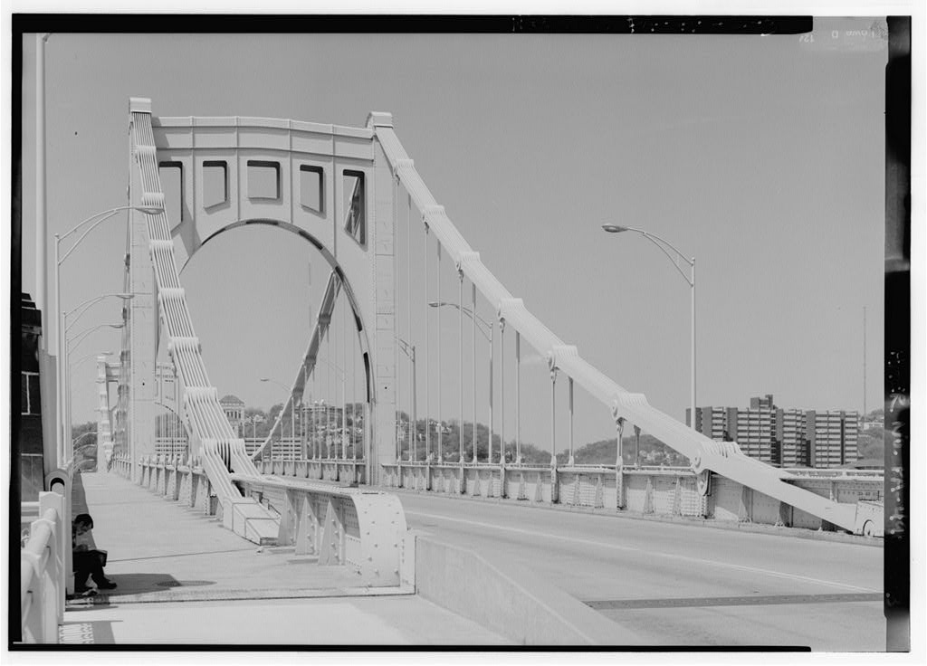 The Rachel Carson Bridge in Pittsburgh