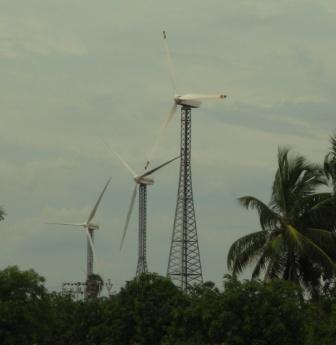 Wind turbines in Tamilnadu
