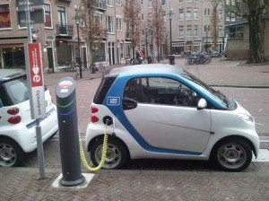 Electric car_during charging