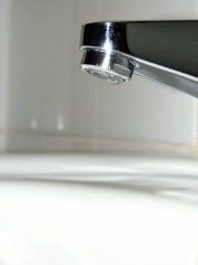 Running water from the tap