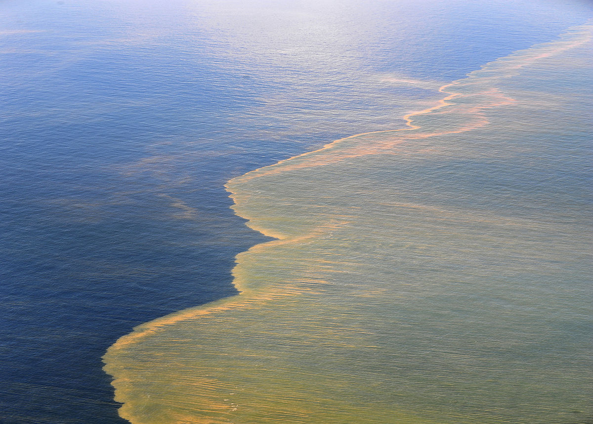 Oil spill approaches the coast - Oil spill in Gulf of Mexico