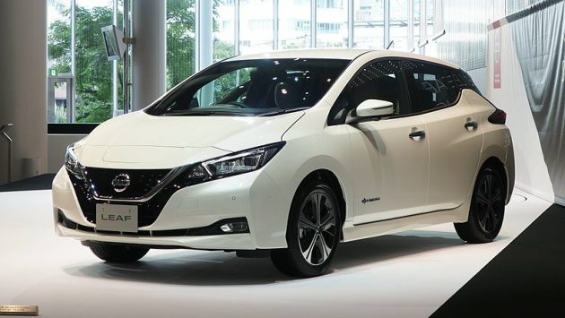 Nissan Leaf_compact five-door hatchback electric car