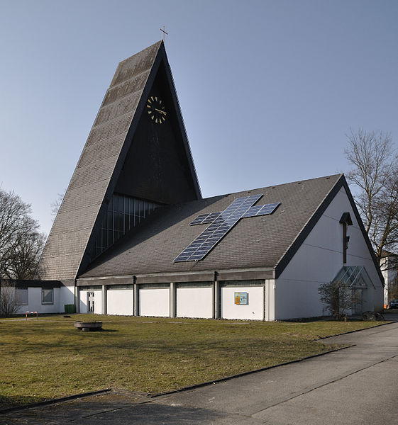 Solar panels on Church
