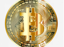 Bitcoin-cryptocurrency-coin